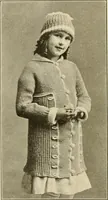 An illustration from Utopia yarn book; being a practical treatise on knitting and crocheting (1919)