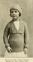 An illustration from Utopia yarn book; being a practical treatise on knitting and crocheting (1919)