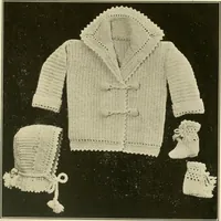An illustration from Utopia yarn book; being a practical treatise on knitting and crocheting (1919)
