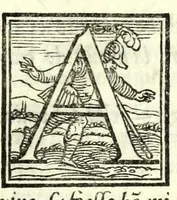 An illustration from Vaccaria : comedia (1555)