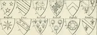 An illustration from The vale-royall of England, or, The county palatine of Chester illustrated : wherein is contained a geographical and historical description of that famous county, with all its hundreds and seats of the nobility, gentry, and freeholders, its rivers, towns, castles, buildings ancient and modern : adorned with maps and prospects, and the coats of arms belonging to every individual family of the whole county (1656)