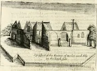 Picture 35 of 46 from The vale-royall of England, or, The county palatine of Chester illustrated : wherein is contained a geographical and historical description of that famous county, with all its hundreds and seats of the nobility, gentry, and freeholders, its rivers, towns, castles, buildings ancient and modern : adorned with maps and prospects, and the coats of arms belonging to every individual family of the whole county (1656), leaf 275