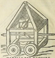 Picture 12 of 17 from Vallo : libro cõtinente appertenentie ad capitanii, retenere & fortificare una citta cõ bastioni, con noui artificii de fuoco aggionti, come nella tabola appare, & de diverse sorte poluere, et de expugnare una citta cõ põti, scale, argani, trõbe, trẽciere, artegliarie, caue, dare auisamenti senza messo allo amico, fare ordinanze, battaglioni, et ponti de disfida con lo pingere, opera molto utile con la experientia de larte (1528), leaf 72