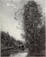 An illustration from Valuable paintings by distinguished masters of the Barbizon, contemporaneous and American schools, together with several Barye bronzes (1913)