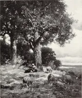 An illustration from Valuable paintings by distinguished masters of the Barbizon, contemporaneous and American schools, together with several Barye bronzes (1913)