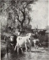 An illustration from Valuable paintings by distinguished masters of the Barbizon, contemporaneous and American schools, together with several Barye bronzes (1913)