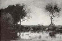 An illustration from Valuable paintings by distinguished masters of the Barbizon, contemporaneous and American schools, together with several Barye bronzes (1913)