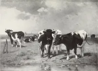 An illustration from Valuable paintings by distinguished masters of the Barbizon, contemporaneous and American schools, together with several Barye bronzes (1913)