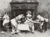 An illustration from Valuable paintings by distinguished masters of the Barbizon, contemporaneous and American schools, together with several Barye bronzes (1913)