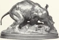 An illustration from Valuable paintings by distinguished masters of the Barbizon, contemporaneous and American schools, together with several Barye bronzes (1913)