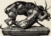 An illustration from Valuable paintings by distinguished masters of the Barbizon, contemporaneous and American schools, together with several Barye bronzes (1913)