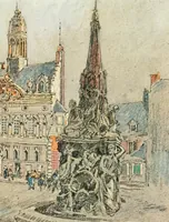 An illustration from Vanished halls and cathedrals of France (1917)