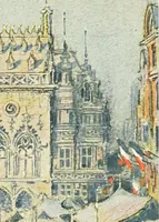 An illustration from Vanished halls and cathedrals of France (1917)