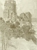 An illustration from Vanished halls and cathedrals of France (1917)