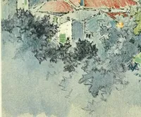 An illustration from Vanished halls and cathedrals of France (1917)