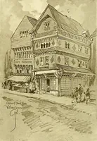 An illustration from Vanished halls and cathedrals of France (1917)