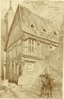 An illustration from Vanished halls and cathedrals of France (1917)