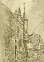 An illustration from Vanished halls and cathedrals of France (1917)