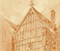 An illustration from Vanished halls and cathedrals of France (1917)