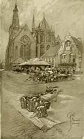 An illustration from Vanished towers and chimes of Flanders (1916)