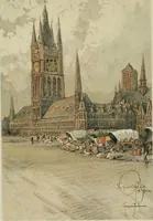 An illustration from Vanished towers and chimes of Flanders (1916)