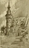 An illustration from Vanished towers and chimes of Flanders (1916)