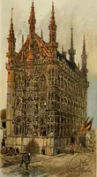 An illustration from Vanished towers and chimes of Flanders (1916)