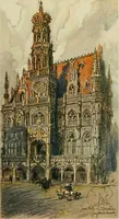 An illustration from Vanished towers and chimes of Flanders (1916)