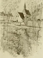 An illustration from Vanished towers and chimes of Flanders (1916)
