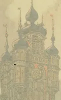 An illustration from Vanished towers and chimes of Flanders (1916)