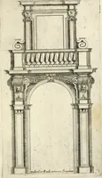 Picture 52 of 52 from Vari disegni de arghitettura ornati de porte (1619), leaf 108