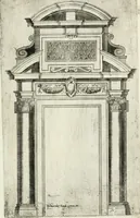 An illustration from Vari disegni de arghitettura ornati de porte (1619)