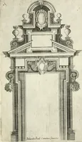 Picture 10 of 52 from Vari disegni de arghitettura ornati de porte (1619), leaf 24