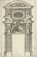 Picture 14 of 52 from Vari disegni de arghitettura ornati de porte (1619), leaf 32