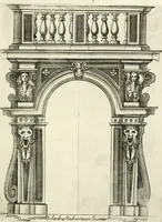 Picture 15 of 52 from Vari disegni de arghitettura ornati de porte (1619), leaf 34