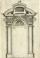 Picture 26 of 52 from Vari disegni de arghitettura ornati de porte (1619), leaf 56
