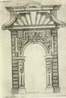 Picture 28 of 52 from Vari disegni de arghitettura ornati de porte (1619), leaf 60