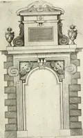 Picture 29 of 52 from Vari disegni de arghitettura ornati de porte (1619), leaf 62