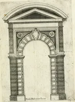 Picture 31 of 52 from Vari disegni de arghitettura ornati de porte (1619), leaf 66