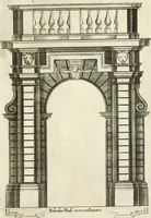 Picture 34 of 52 from Vari disegni de arghitettura ornati de porte (1619), leaf 72