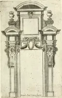 Picture 39 of 52 from Vari disegni de arghitettura ornati de porte (1619), leaf 82