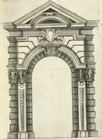 Picture 41 of 52 from Vari disegni de arghitettura ornati de porte (1619), leaf 86