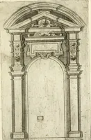 Picture 43 of 52 from Vari disegni de arghitettura ornati de porte (1619), leaf 90