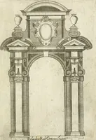 Picture 46 of 52 from Vari disegni de arghitettura ornati de porte (1619), leaf 96