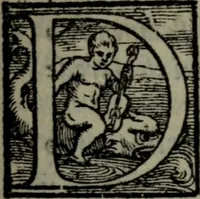 An illustration from Varii componimenti di M. Hort. Lando, nvovamenti venvti in lvce : Quesiti amorosi, con le risposte. Dialogo intitolato Ulisse. Ragionamento occorso tra un cavalliere, & un'huomo soletario. Alcune novelle. Alcune favole. Alcuni scroppoli, che sogliono occorrere nella cottidiana nostra lingua (1552)