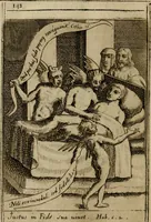 Picture 34 of 43 from Varii, e veri ritratti della morte : disegnati in immagini, ed espressi in essempij al peccatore duro di cuore (1675), leaf 145