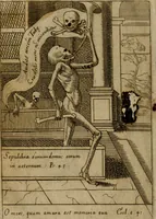 Picture 5 of 43 from Varii, e veri ritratti della morte : disegnati in immagini, ed espressi in essempij al peccatore duro di cuore (1675), leaf 15