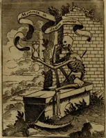 Picture 13 of 43 from Varii, e veri ritratti della morte : disegnati in immagini, ed espressi in essempij al peccatore duro di cuore (1675), leaf 47