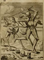 Picture 14 of 43 from Varii, e veri ritratti della morte : disegnati in immagini, ed espressi in essempij al peccatore duro di cuore (1675), leaf 53