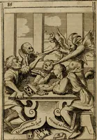 Picture 22 of 43 from Varii, e veri ritratti della morte : disegnati in immagini, ed espressi in essempij al peccatore duro di cuore (1675), leaf 89